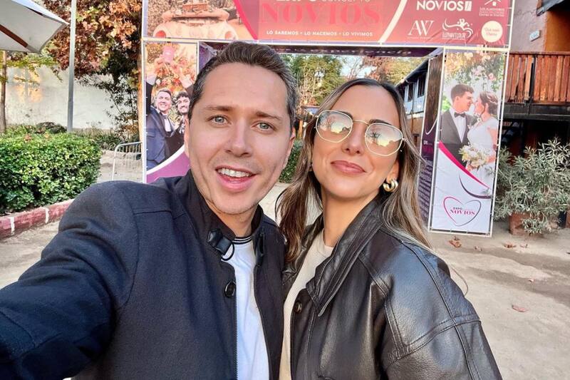Karol Lucero y Fran Virgilio llegarían a bordo de un globo aerostático a su fiesta de matrimonio. Créditos: Instagram