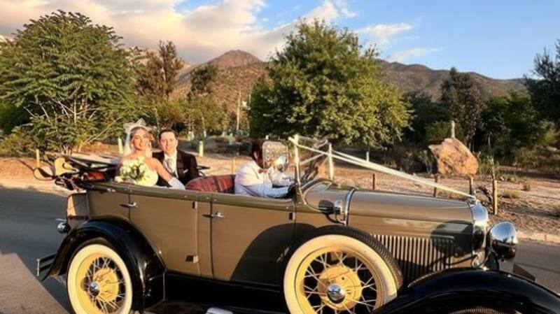 Karol Lucero y Fran Virgilio celebraron junto a 300 personas. Créditos: Instagram