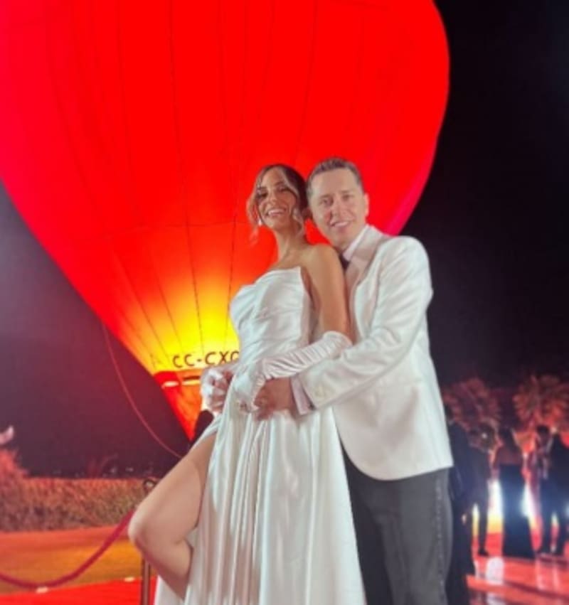 Karol Lucero y Fran Virgilio dieron el sí este fin de semana. Créditos: Instagram