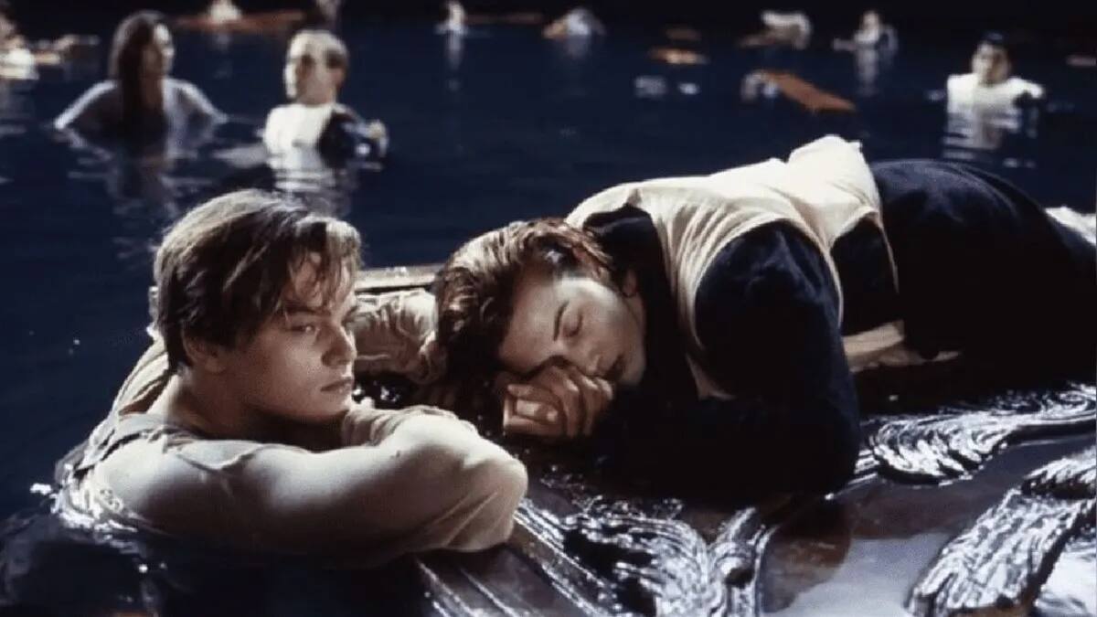 en una de las escenas más recordadas de Titanic