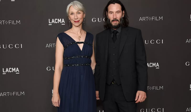 Keanu Reeves y Alexandra Grant hicieron su relación pública en 2019.