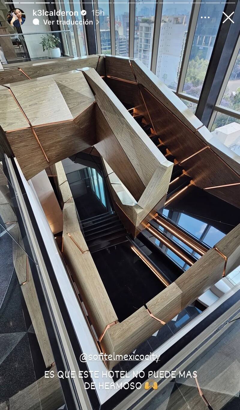 Parte de la arquitectura del lujoso hotel / Instagram