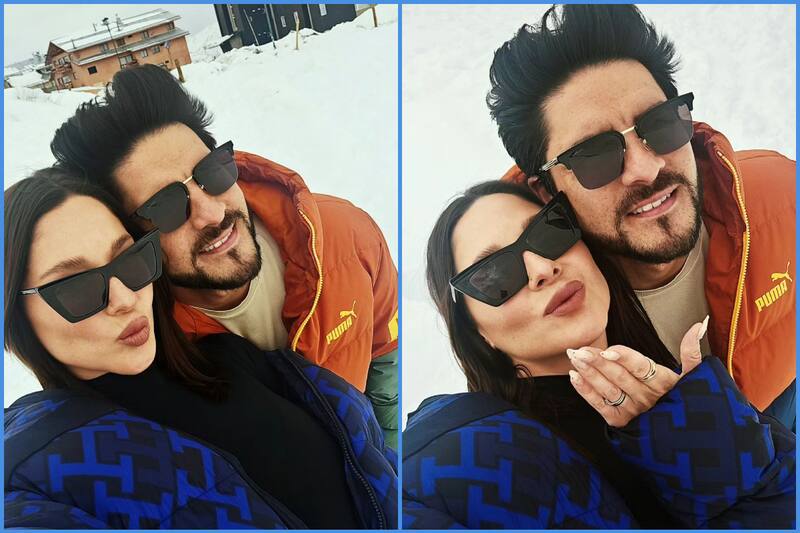 Las aventuras de Kel Calderón y su pololo, Renzo Tissinetti, en la nieve