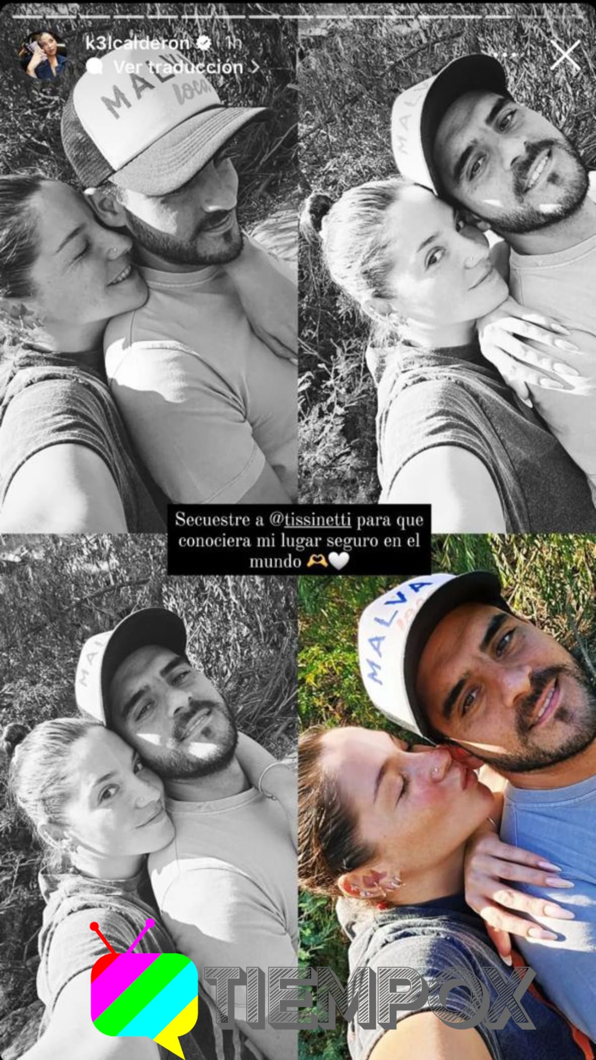 Historias de Instagram de Kel Calderón