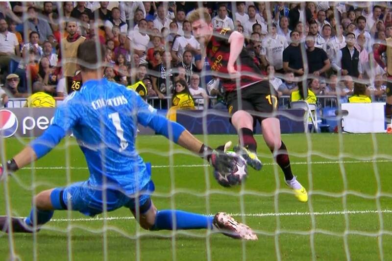 Kevin de Bruyne puso el 1-1 en el Santiago Bernabéu. Una llave cerrado en busca del paso a la final de la Champions League.