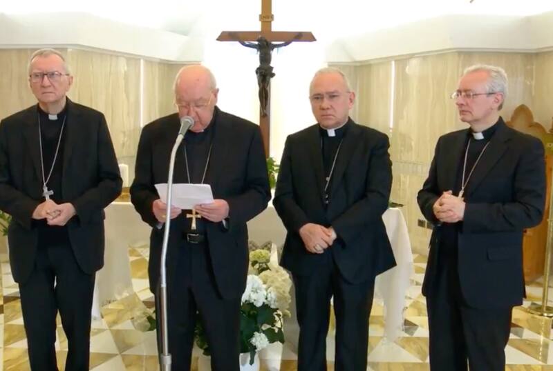 El camarlengo fue el encargado de anunciar el fallecimiento del Papa Francisco.