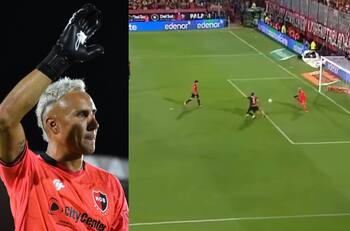 Fue la gran figura: Keylor Navas debuta a lo grande con esta atajada en la victoria de Newell’s