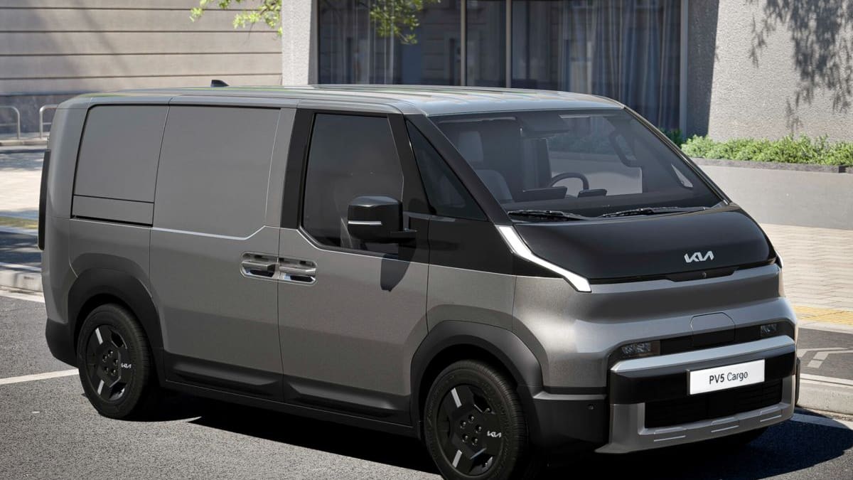 Kia sorprende con su nuevo furgón eléctrico estilo “Pan de Molde”