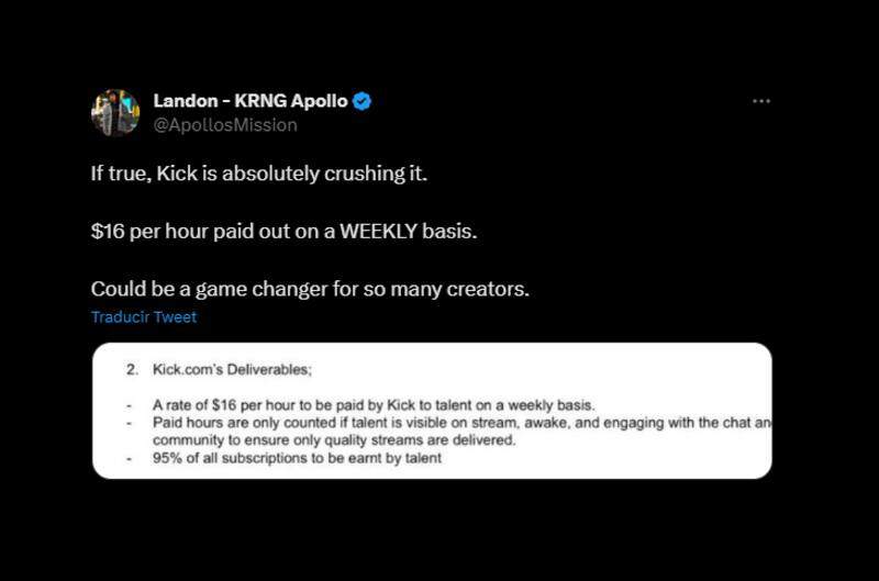 ¿Podrá ser este el fin de Twitch? Créditos: Pantallazo Twitter.