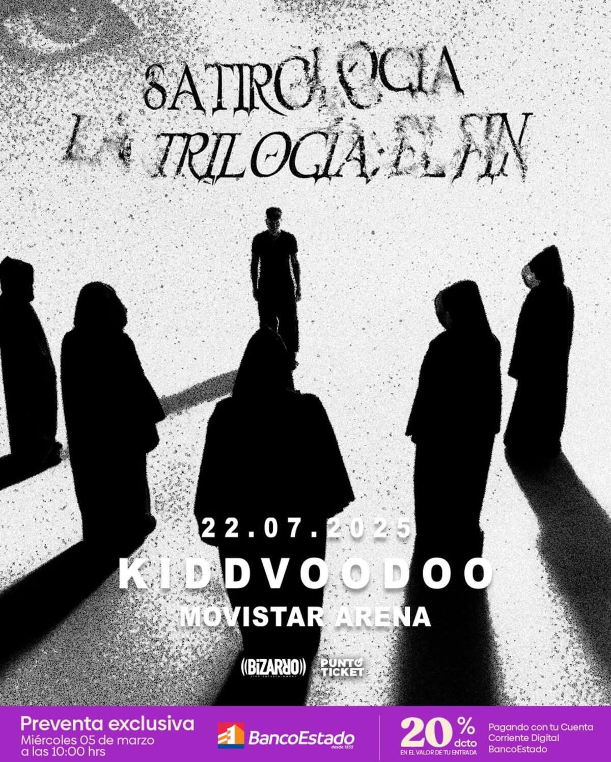 El cantante urbano presentará su show "Satirología. La Trilogía: El Fin". Créditos: Instagram.