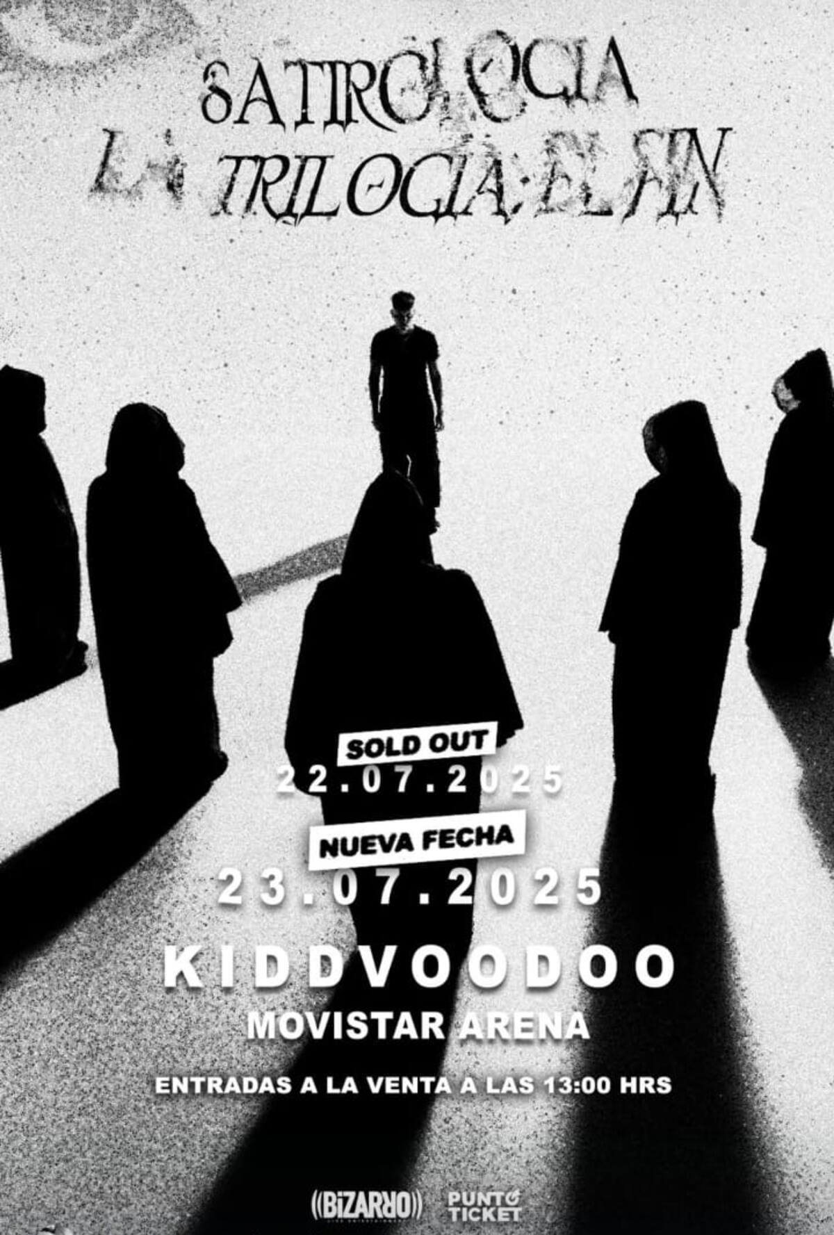 El show será el 23 de julio del presente año.