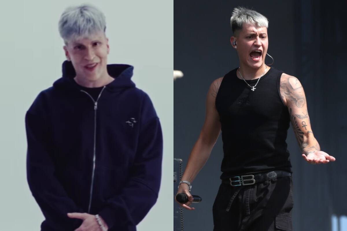 Así fue la imitación al cantante.