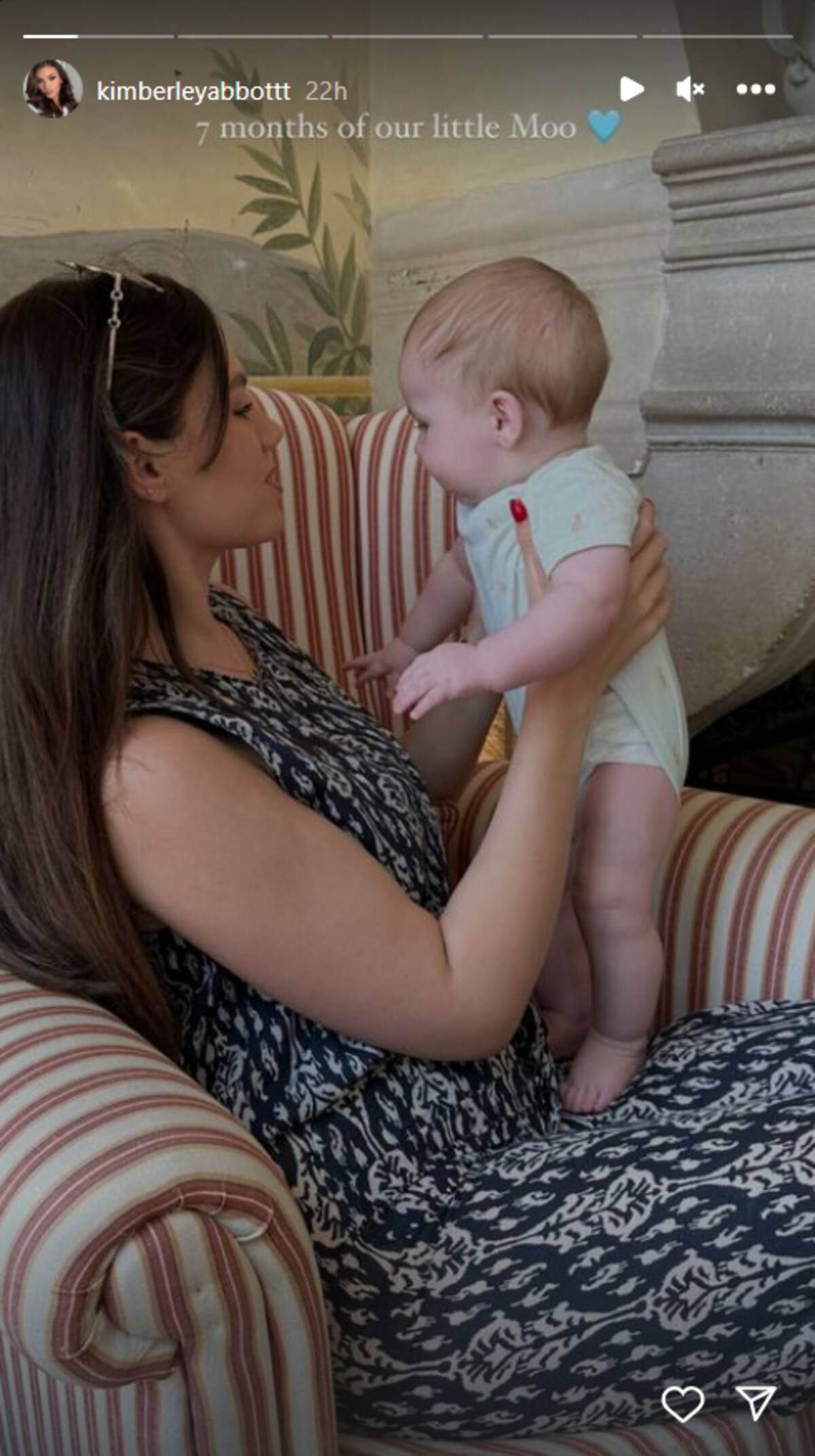 A través de redes Sociales, la esposa de Ben Brereton subió tiernas postales de Mason Brereton, su hijo.