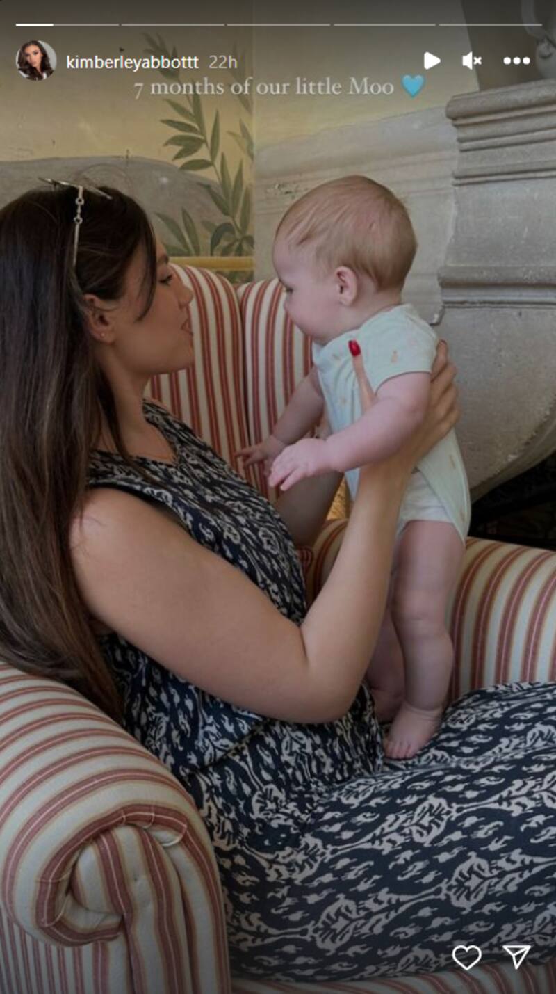 A través de redes Sociales, la esposa de Ben Brereton subió tiernas postales de Mason Brereton, su hijo.