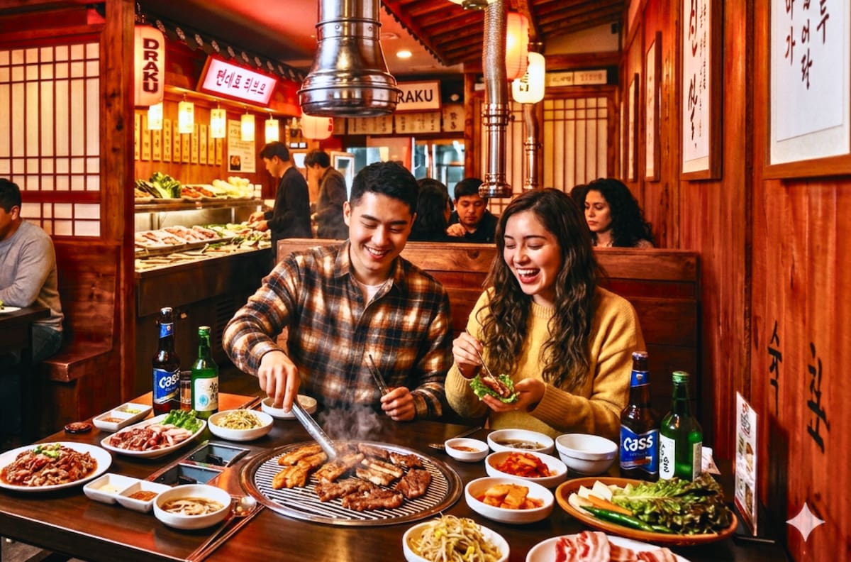 El tenedor libre de parrillada coreana sin límite de tiempo que es furor en Santiago
