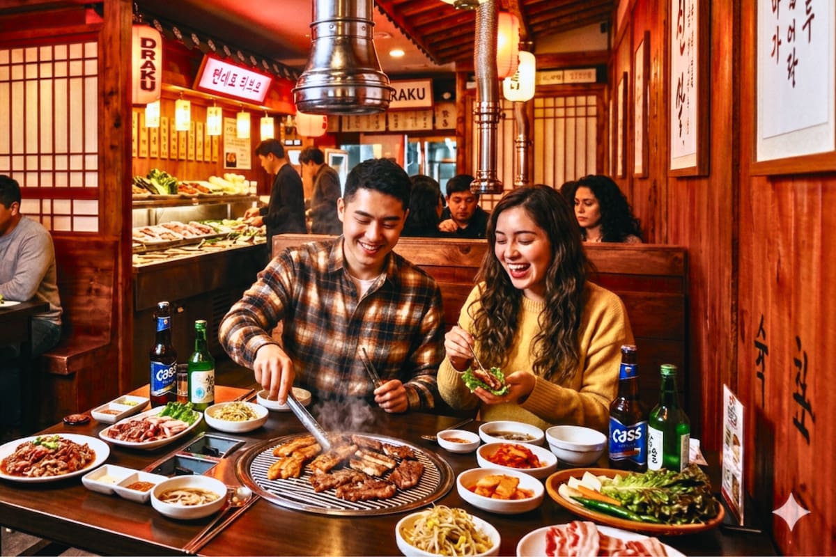 El tenedor libre en Santiago que no tiene límite de tiempo. Foto: IA Google, Gemini.