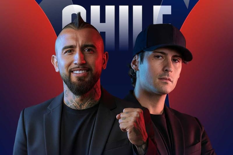 Con IA presentaron a Arturo Vidal junto al youtuber chileno Shelao. Foto: @KingsLeague en X