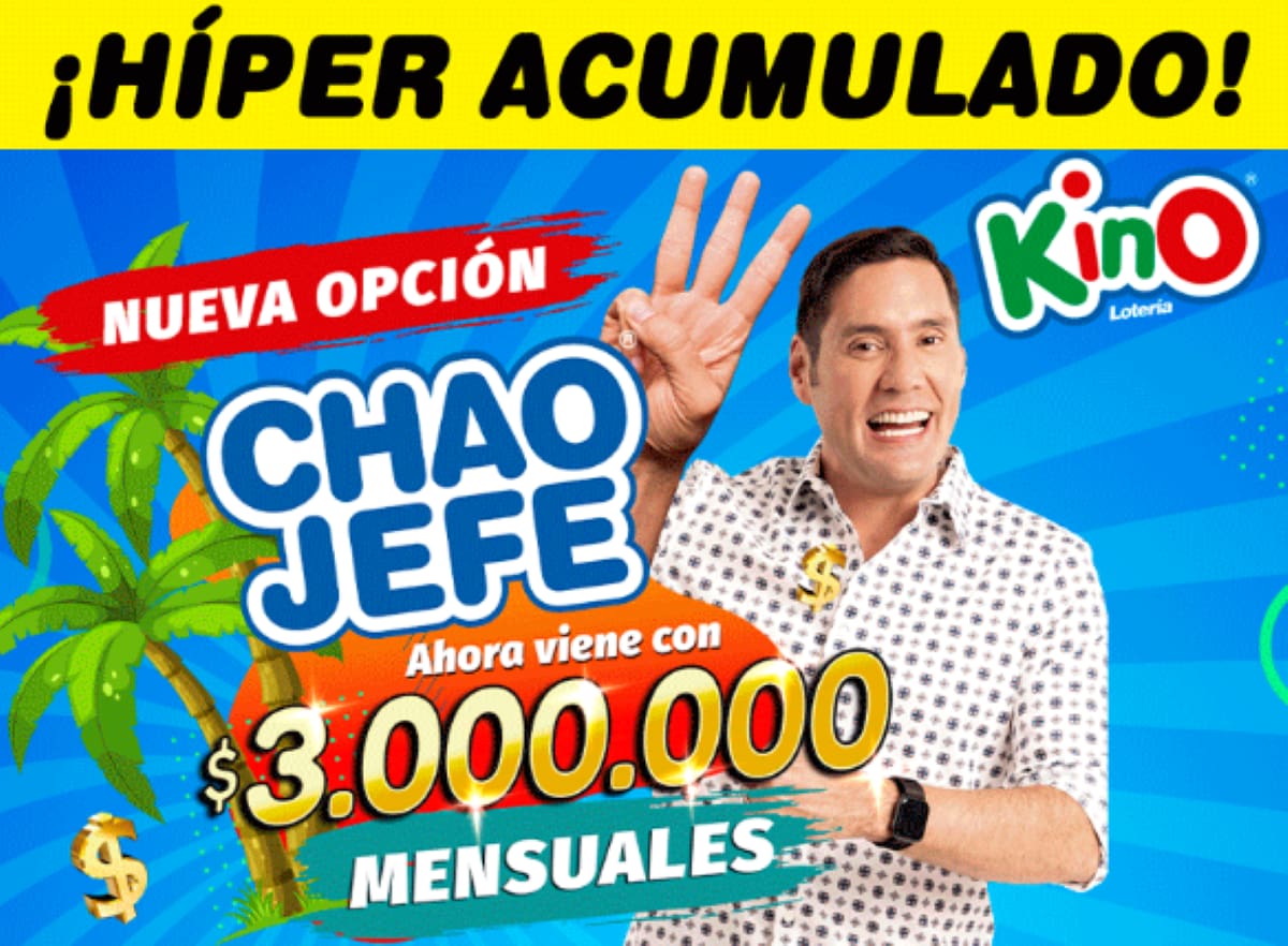 El Chao Jefe tiene tres opciones para que puedas ganar alguno de los premios.