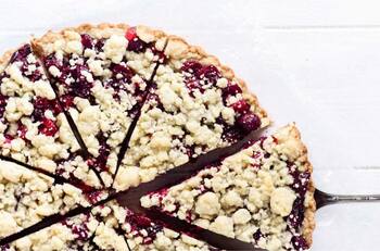 Receta de kuchen de migas de frambuesa: Aprende a cocinar este clásico pastel sureño