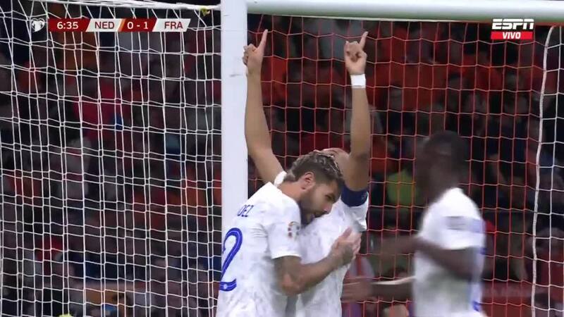 marcó un golazo para Francia en la Eurocopa