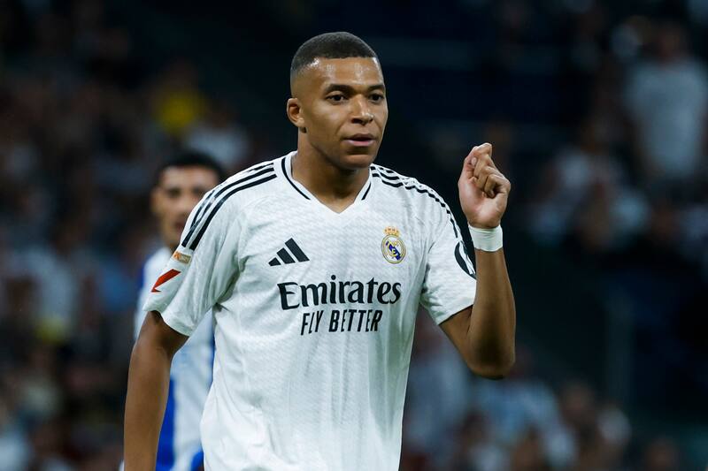 Kylian Mbappé en el Real Madrid.