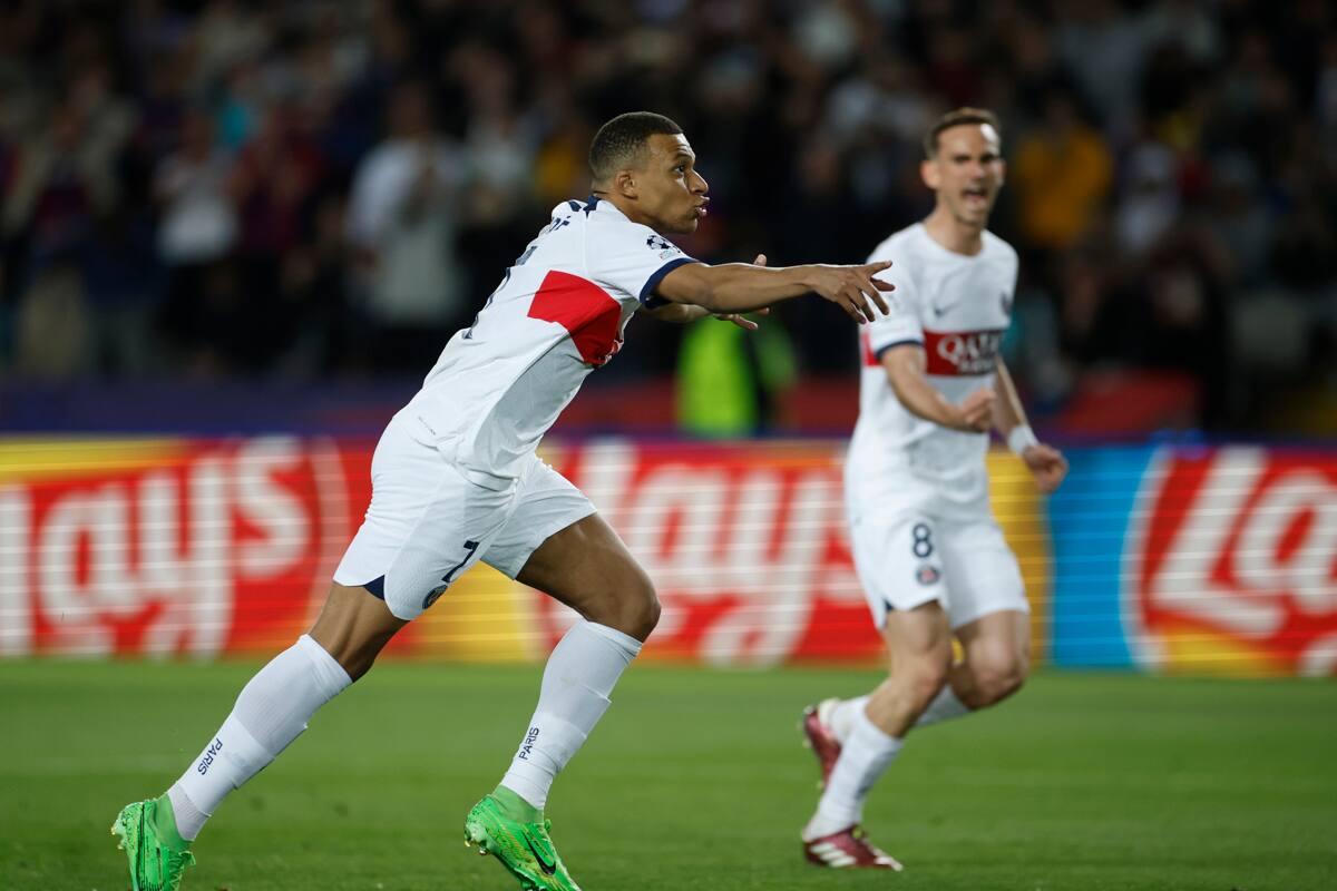 anotó un doblete en la victoria 4-1 del PSG ante el Barcelona en Champions League.