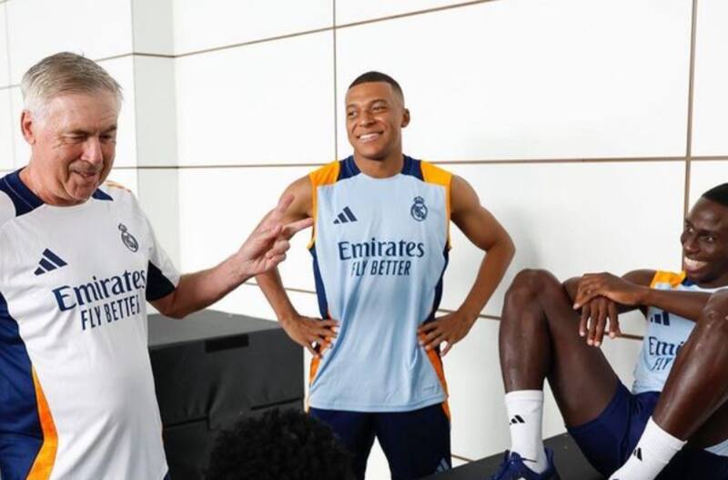 , delantero del Real Madrid. Foto: @k.mbappe.
