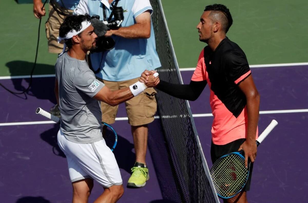 Nick Kyrgios y Fabio Fognini recibieron severas multas por sus exabruptos en Wimbledon
