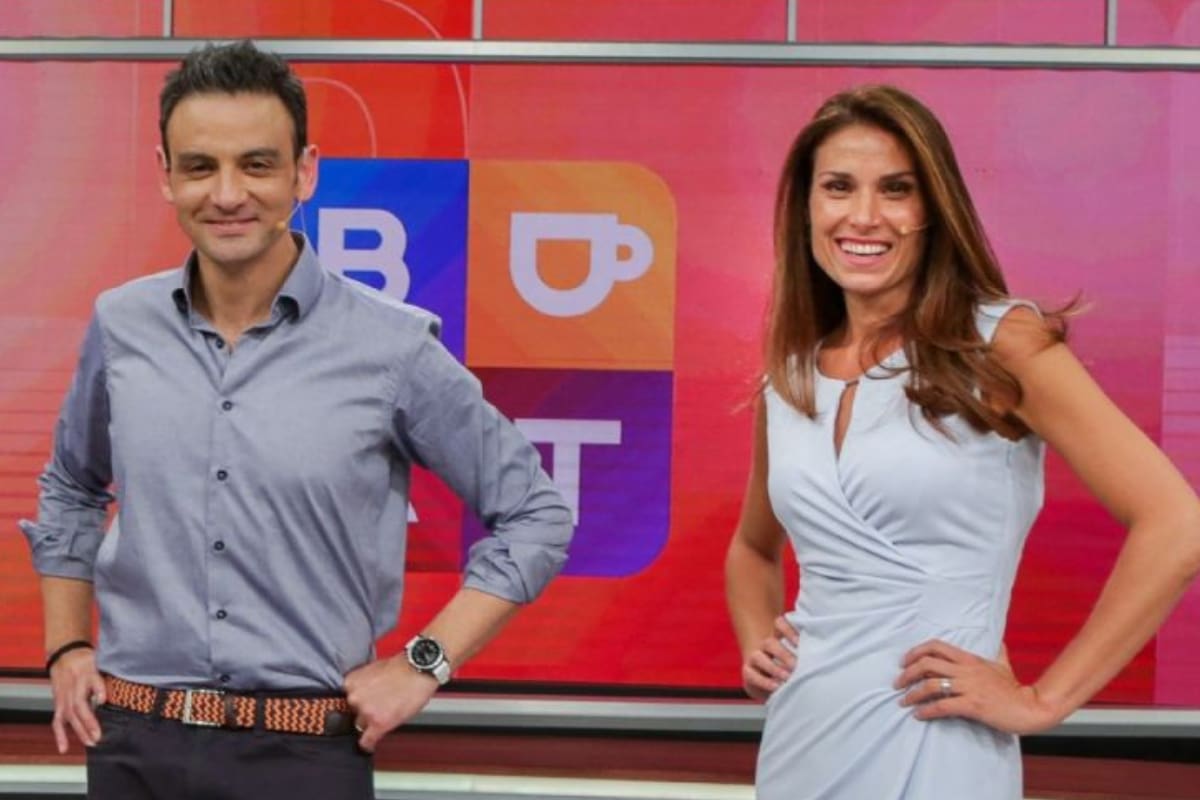Gonzalo Ramírez y Carolina Escobar en el "Buenos Días a Todos"