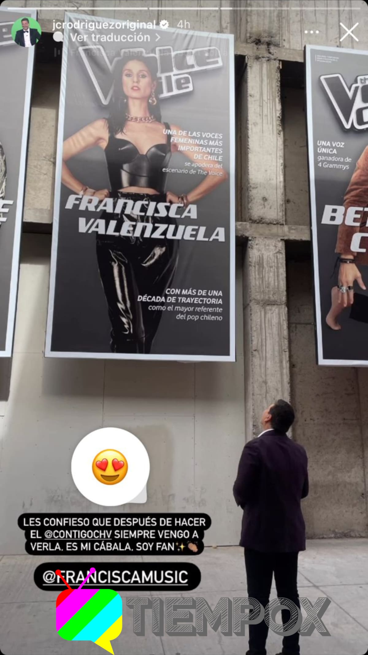 Historia de Instagram de Julio César Rodríguez