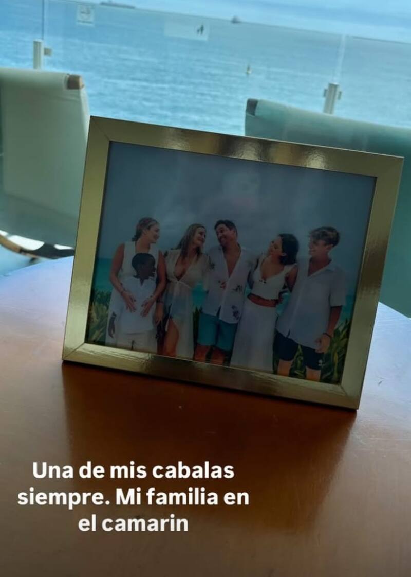 La familia es el pilar fundamental para el animador. Créditos: Instagram