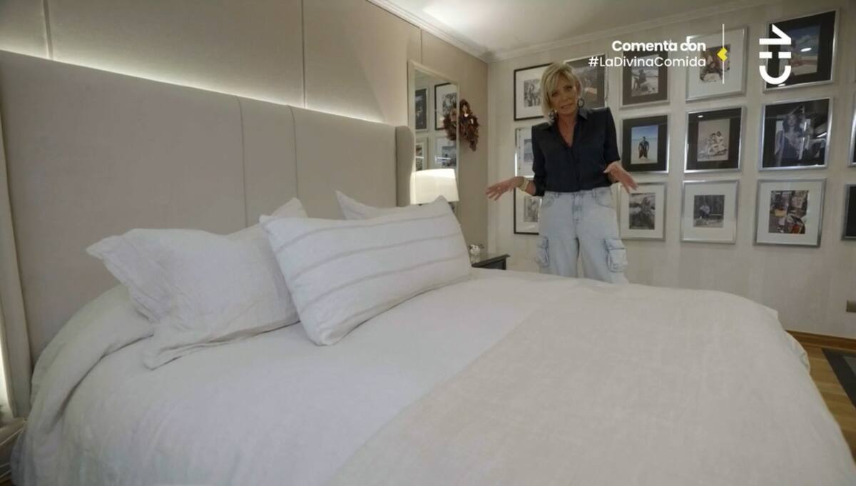 La nueva cama de Raquel Argandoña. Créditos: Pantallazo CHV