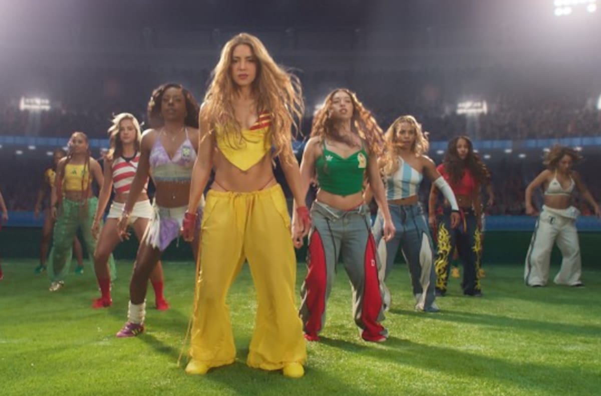 Con Messi, Mbappé y Haaland: Shakira presentó el video de “Dai Dai”, la canción oficial del Mundial 2026