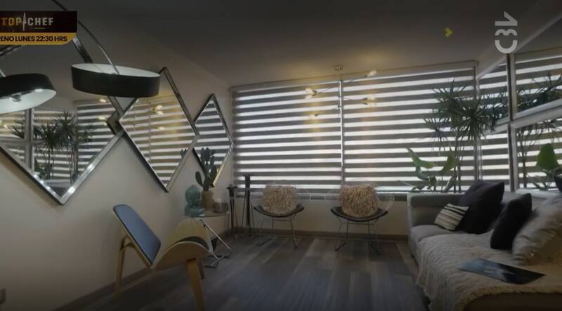 La sala de estar de Nicole Gaultier. Créditos: Pantallazo CHV