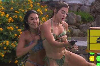 A los empujones: La violenta pelea entre la Chama y Gabrieli Moreira en “Tierra Brava”