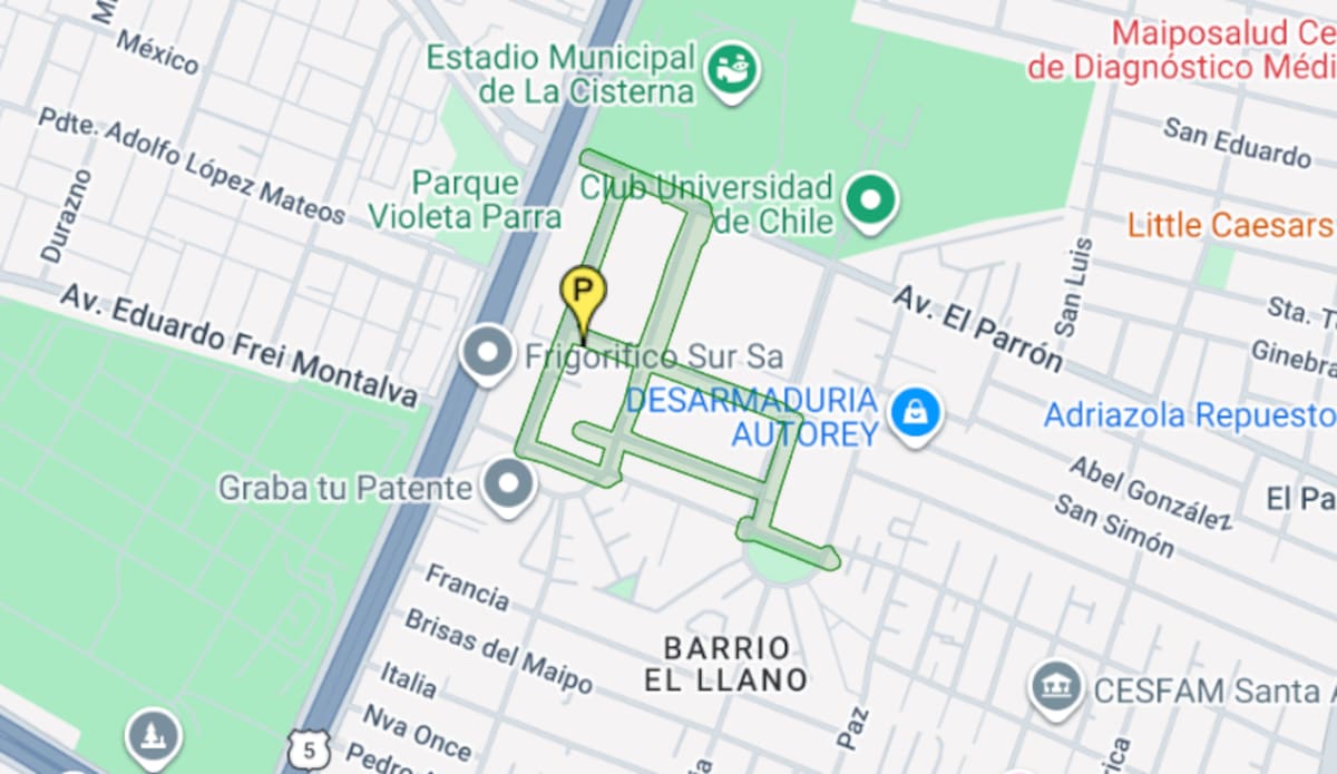 Estas calles se verán afectadas durante 6 horas. Foto: Aguas Andinas.