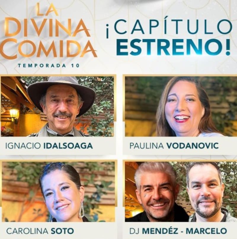 "La Divina Comida" contó con 5 anfitriones en esta ocasión. Créditos: Instagram