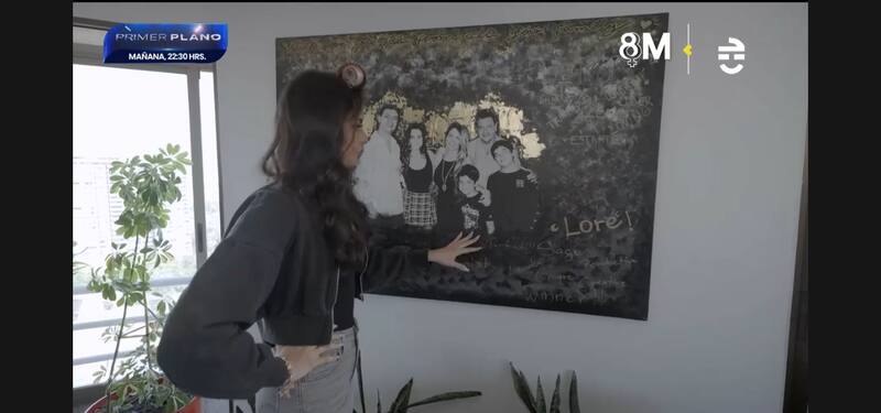 Una gran parte de su familia está retratada aquí. Créditos: CHV.