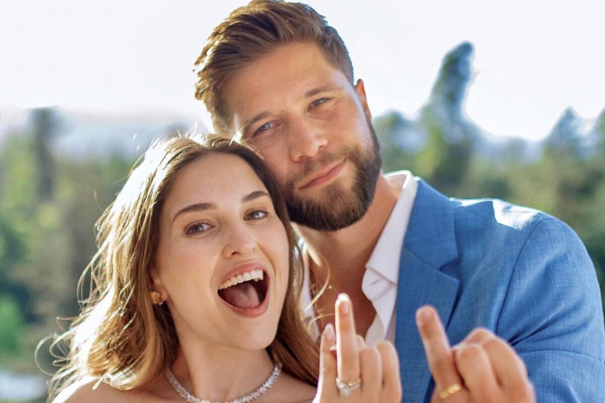 Matrimonio civil de Belén Soto y Branko Bacovich/ Instagram