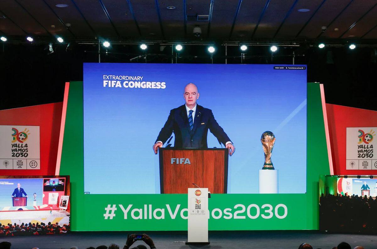 Congreso extraordinario de la FIFA: oficializan sedes sudamericanas para 2030 y confirman anfitrión para 2034