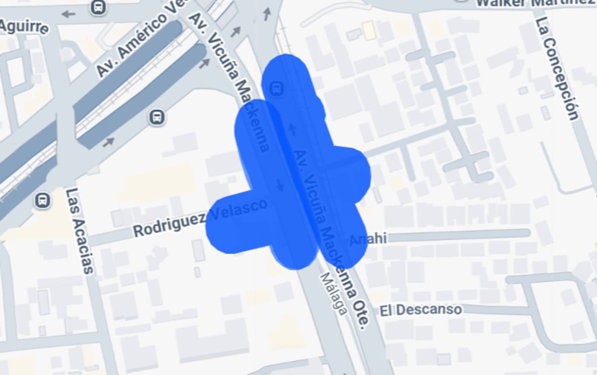 Estas calles de la comuna se verán afectadas por casi 6 horas. Foto: Enel.