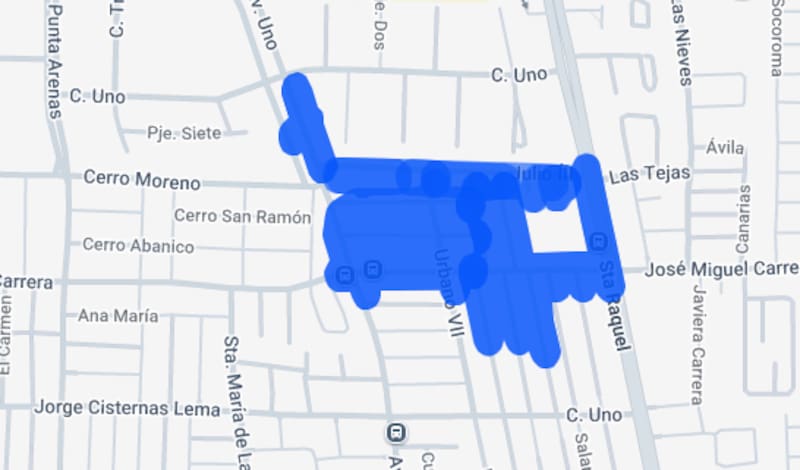 Este sector de la comuna tendrá corte de luz programado. Créditos: Enel.