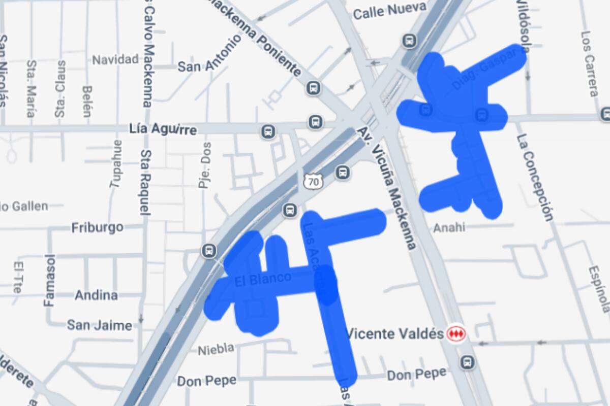 En la comuna, la interrupción del suministro durará por seis (izquierda) y tres (derecha) horas respectivamente. Créditos: Enel.