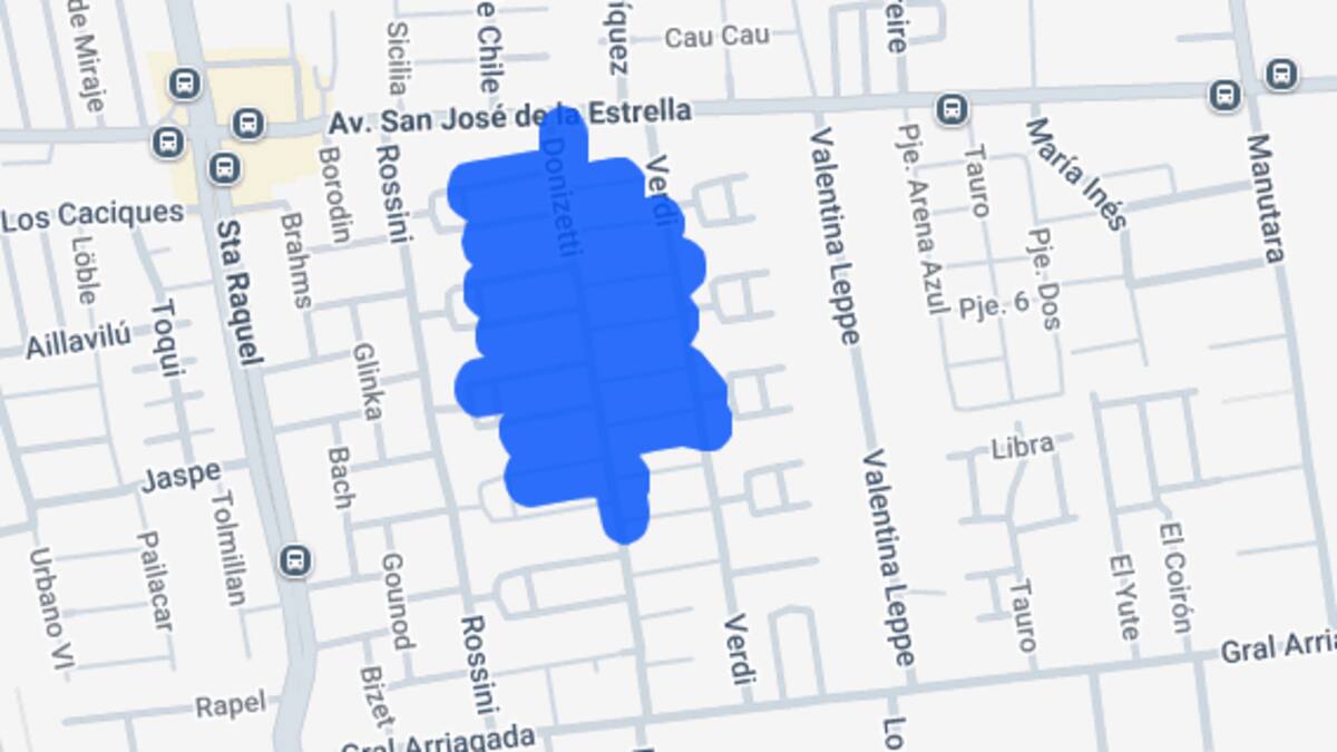 Esta zona tendrá interrupción de suministro eléctrico.