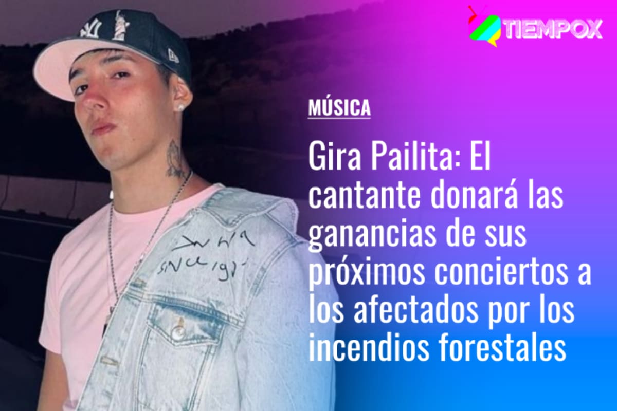 Pailita en concierto/ Instagram