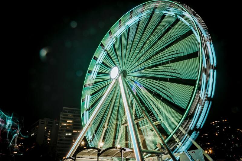 La estructura metálica permite observar la ciudad a más de 20 metros de altura.