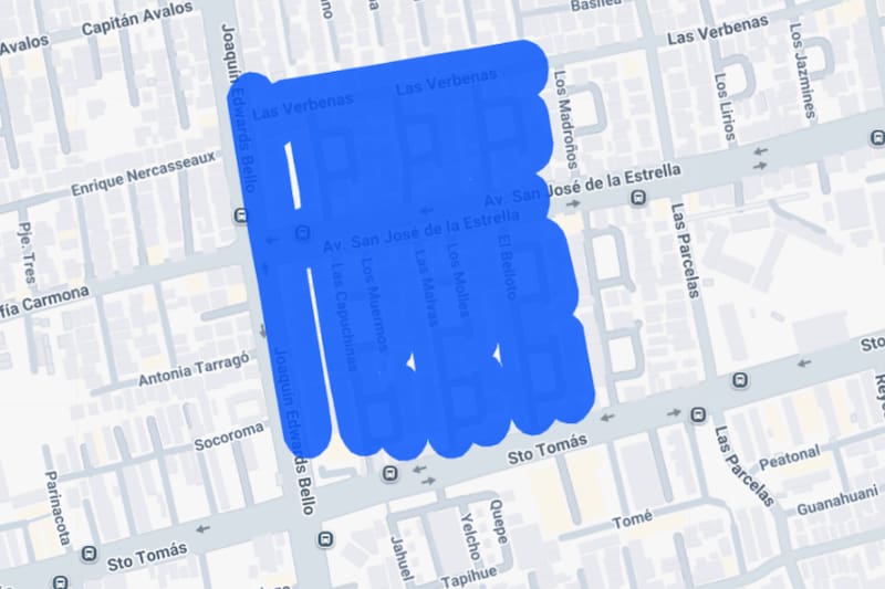 En este sector de la Región Metropolitana la interrupción durará más de siete horas. Créditos: Enel.