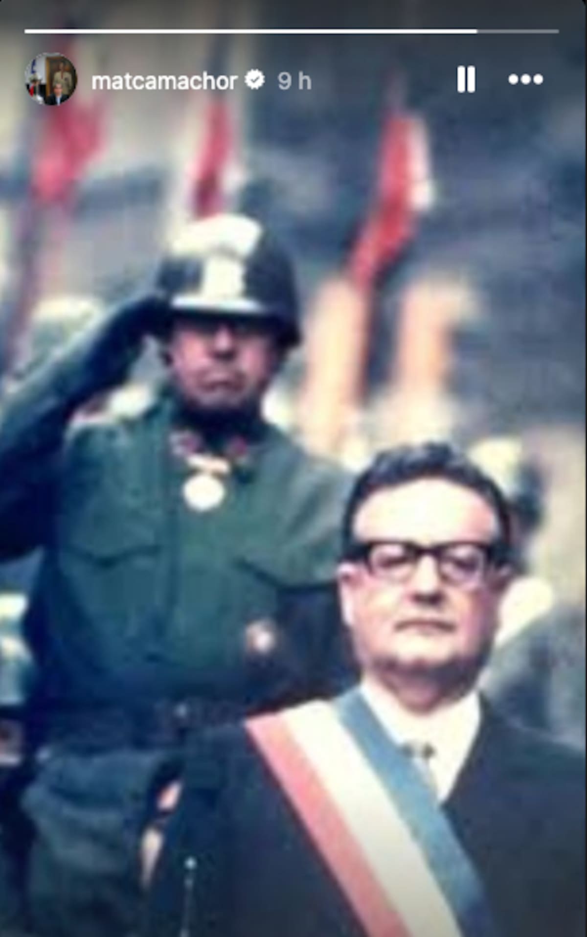 La historia que publicó Matías Camacho