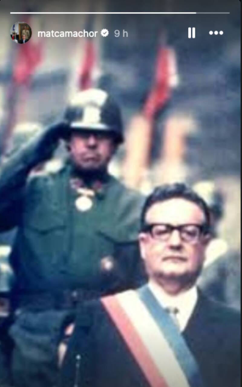 La historia que publicó Matías Camacho