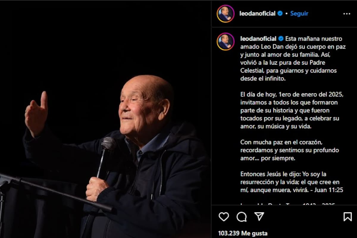 fue anunciada a través de un comunicado por redes sociales.